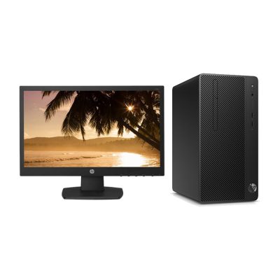 HP 290 G4 Microtower 10th Gen Intel Core i3 4GB ram 1TB(1000GB) hdd 18.5″ Monitor