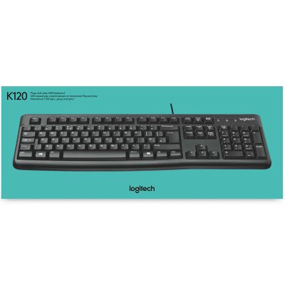 Logitech K120 USB Standard Computer Keyboard