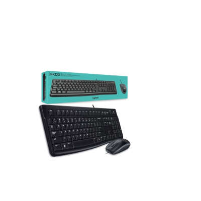 Logitech MK120 USB Wired Keyboard and Mouse Combo