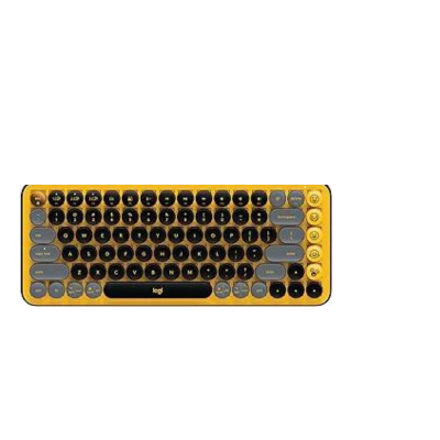 Logitech POP Keys Blast Yellow Mechanical Wireless Keyboard