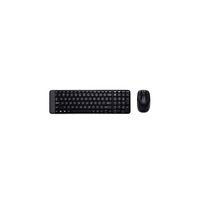 Logitech MK220 Wireless Keyboard and Mouse Combo (Black)