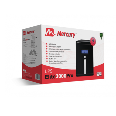 Mercury Maverick 3000VA UPS Power Backup Offline Elite Series