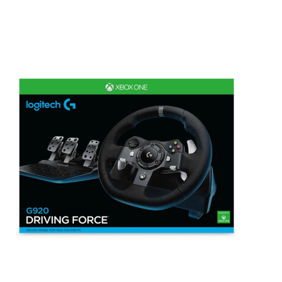 Logitech G920 Driving Force Racing Wheel and Floor Pedals